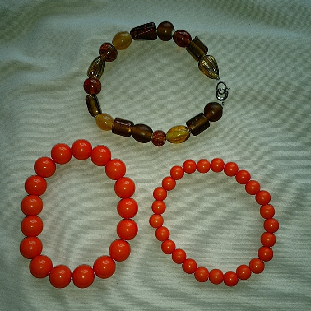 3 Costume Jewelry Bracelets